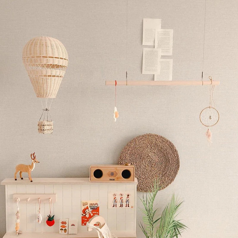 Rattan Weaven Hot Air Balloon