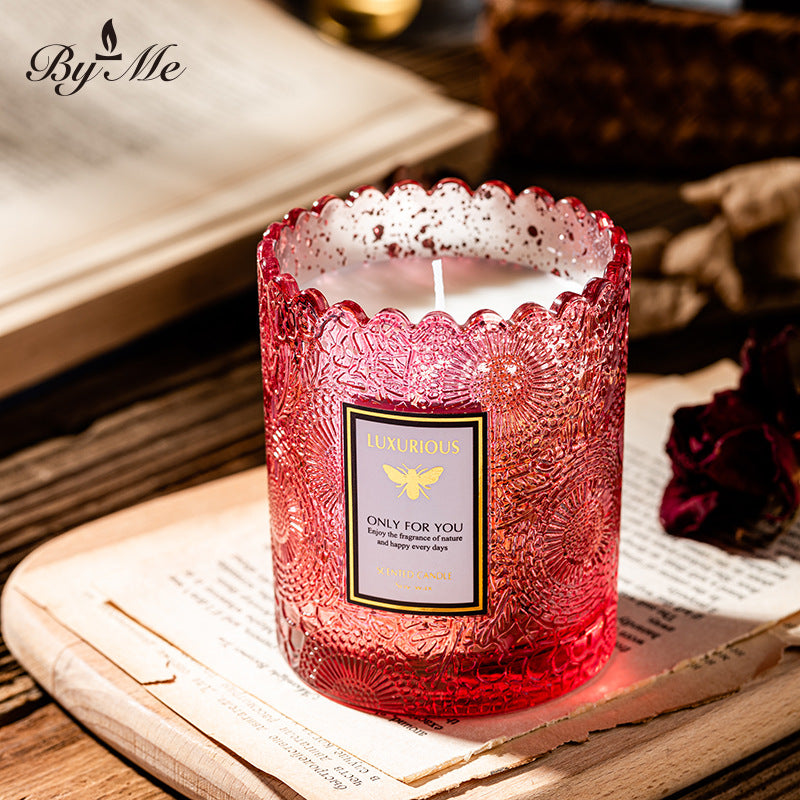 Electroplated Star Lace Soy Candle