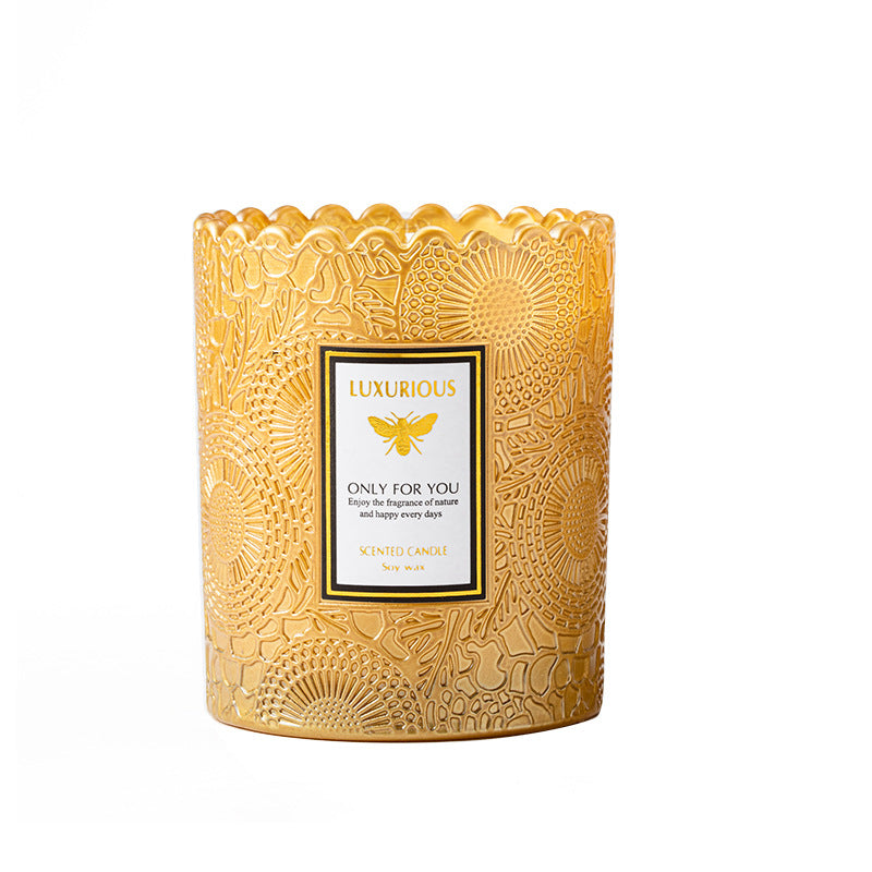 Pearlescent Lace Starry Soy Candle