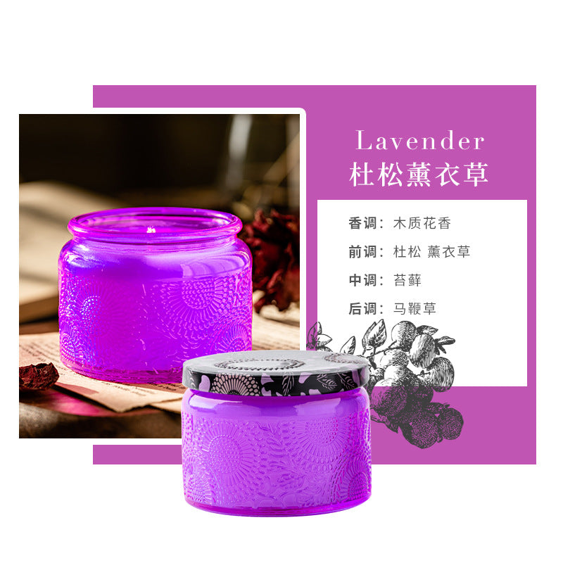 Starry Sky Glass Soy Candle
