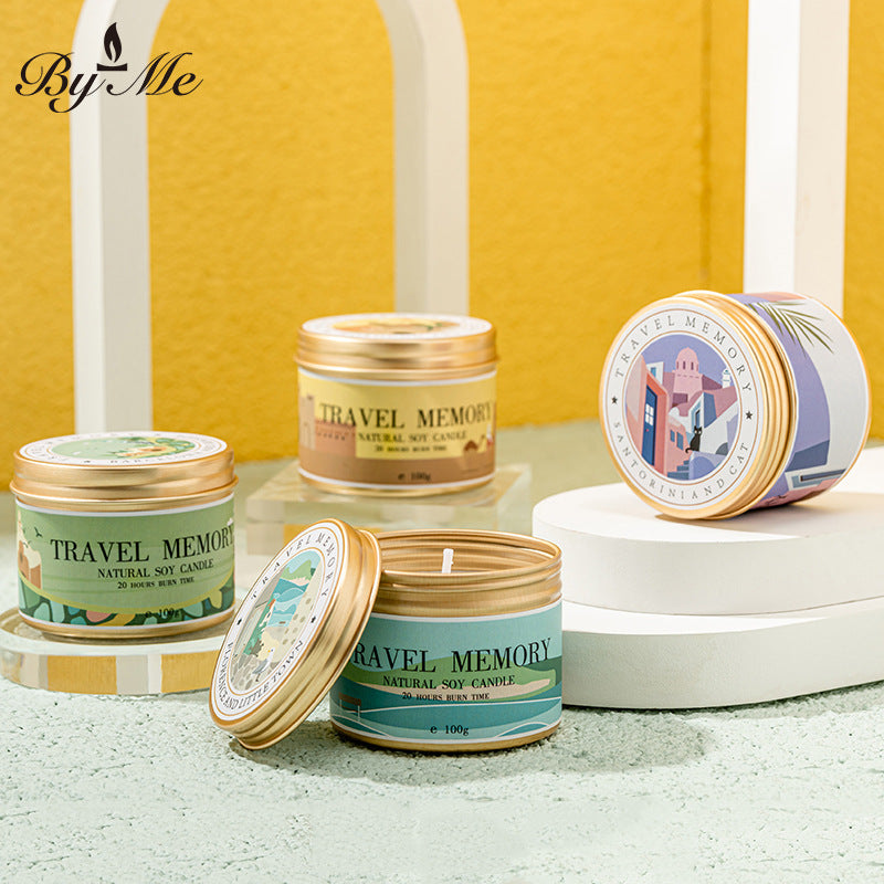 Aluminum Jar Soy Candle Gift Set