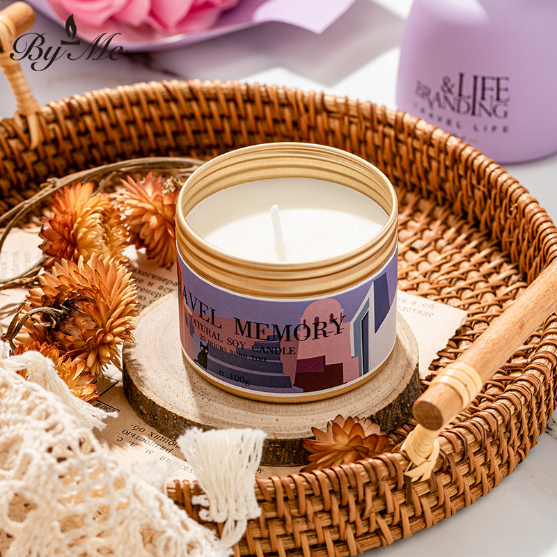 Aluminum Jar Soy Candle Gift Set