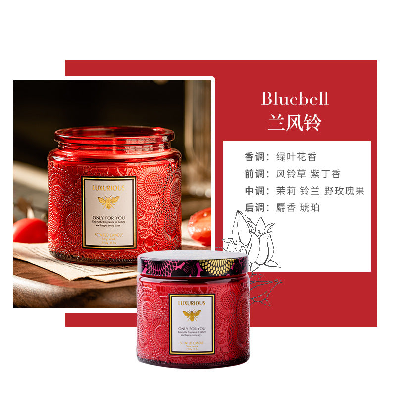 Starry Sky Glass Soy Candle