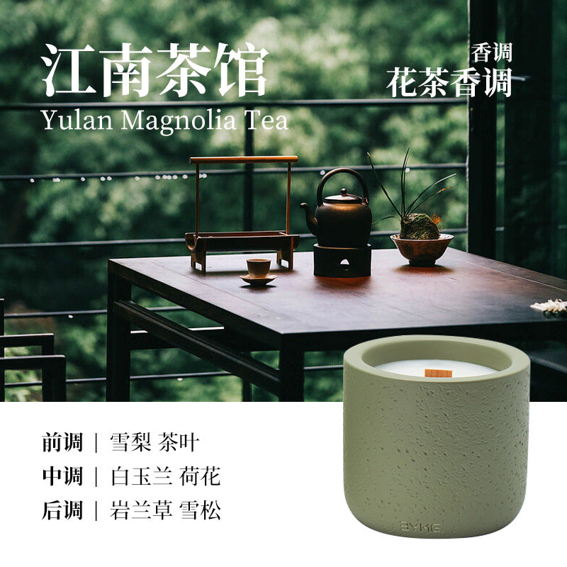 Cement Cup Soy Candle
