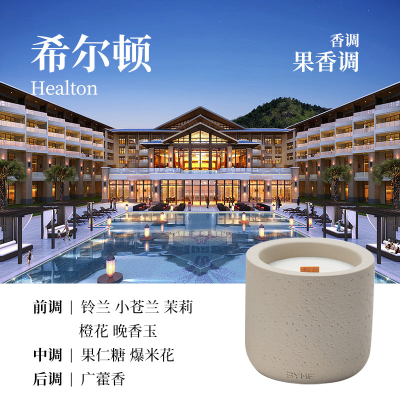 Cement Cup Soy Candle