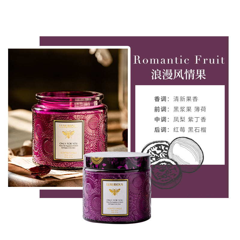Starry Sky Glass Soy Candle
