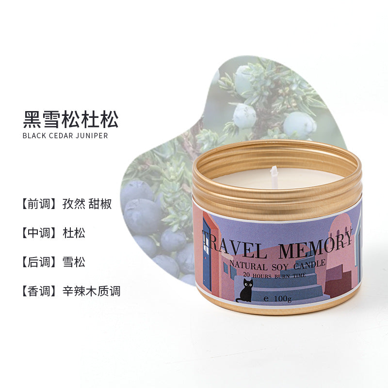 Aluminum Jar Soy Candle Gift Set