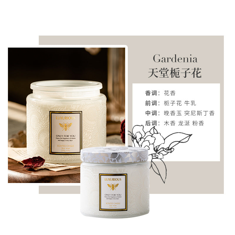 Starry Sky Glass Soy Candle