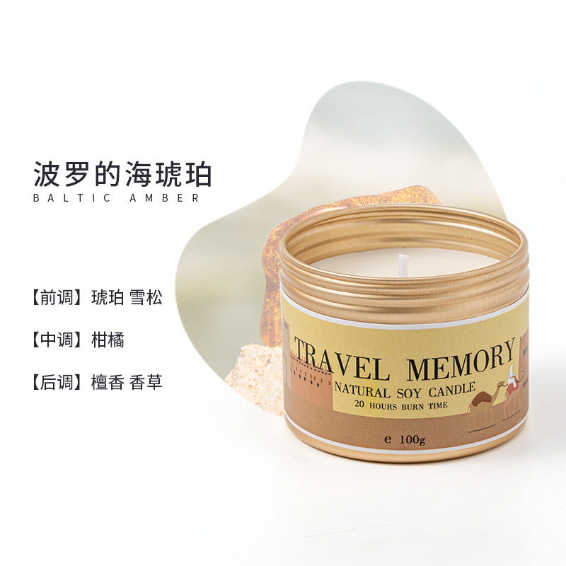 Aluminum Jar Soy Candle Gift Set