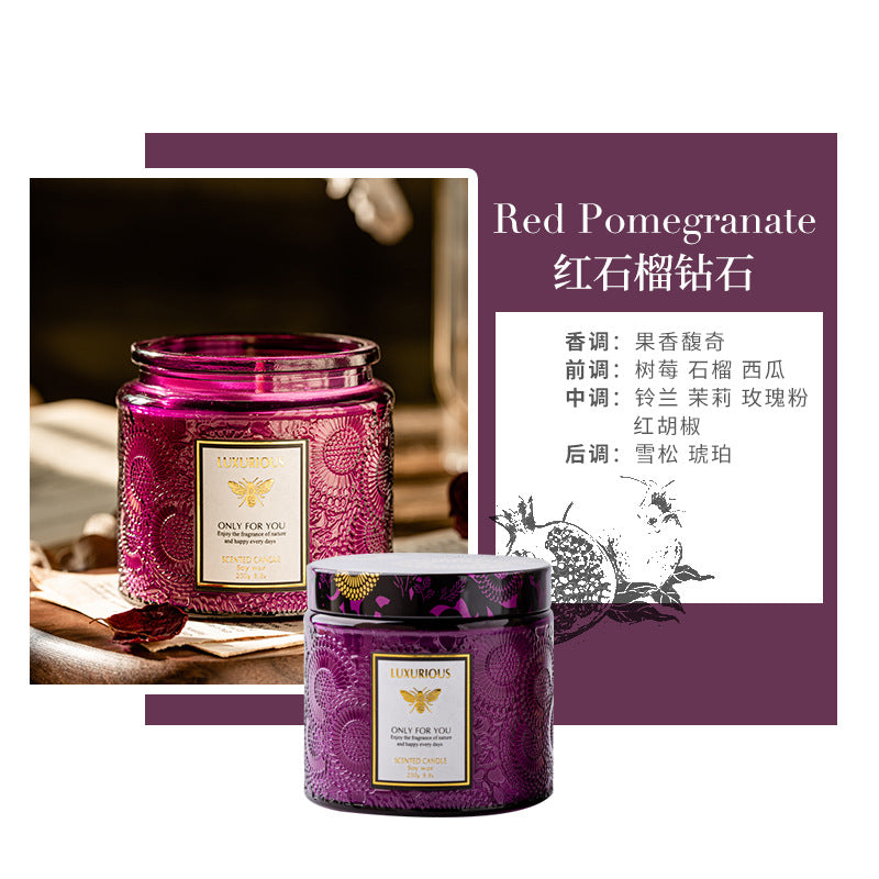Starry Sky Glass Soy Candle