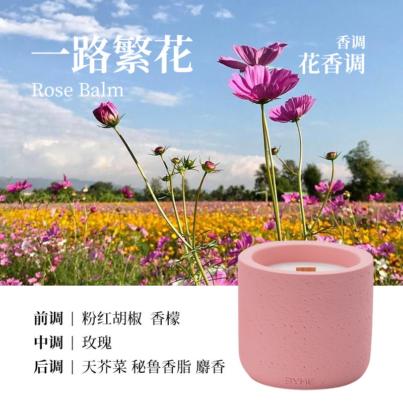 Cement Cup Soy Candle