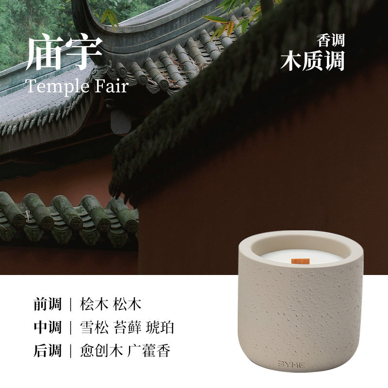 Cement Cup Soy Candle