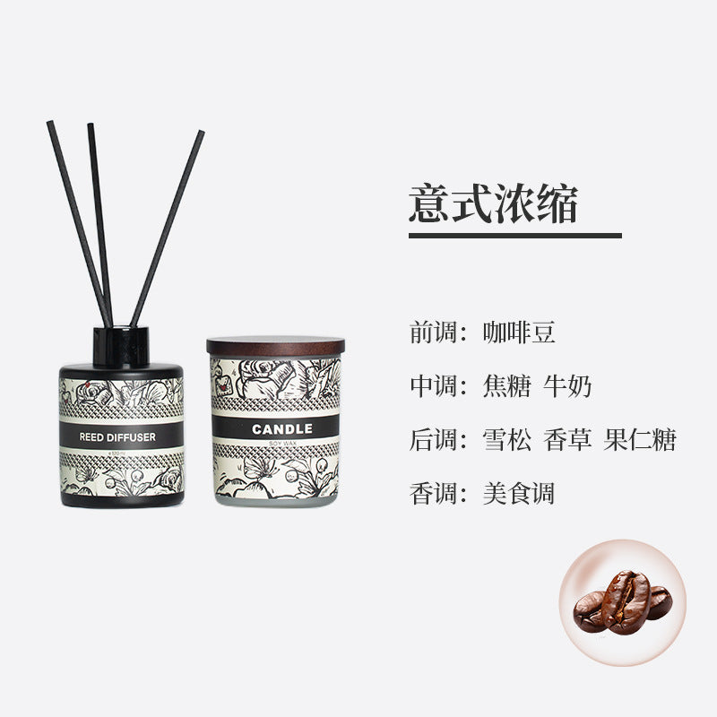 Coffee & Tea Soy Candle Gift Set
