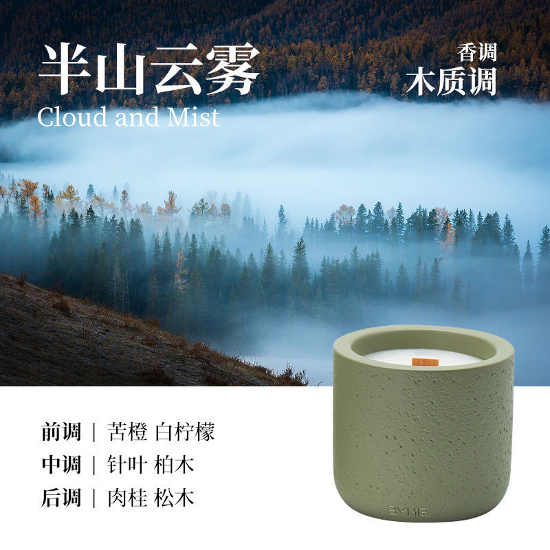 Cement Cup Soy Candle