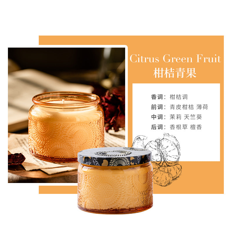 Starry Sky Glass Soy Candle