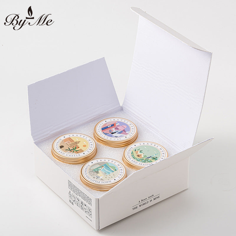 Aluminum Jar Soy Candle Gift Set