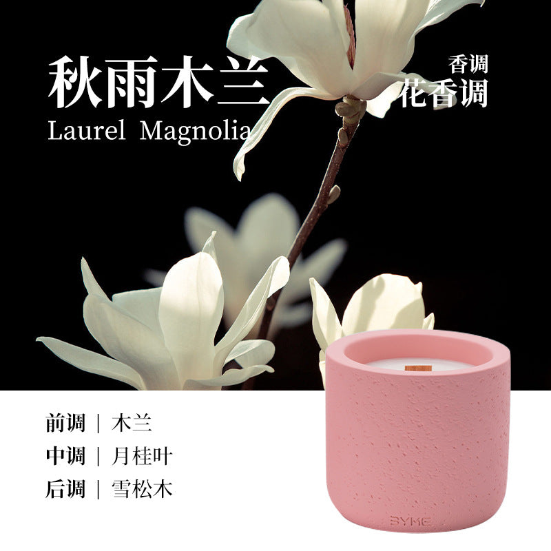 Cement Cup Soy Candle