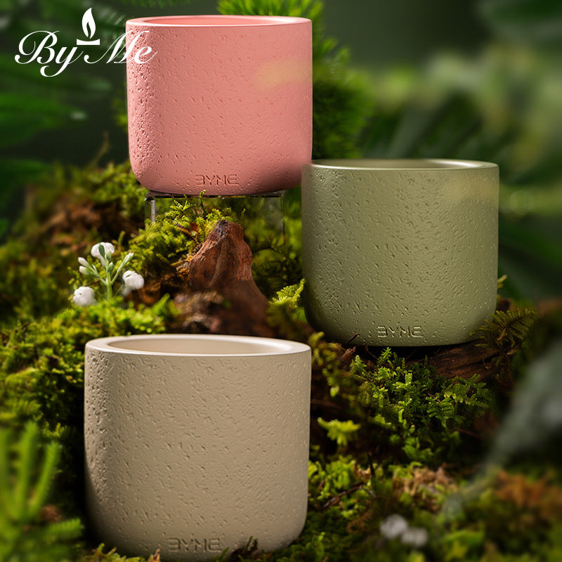 Cement Cup Soy Candle