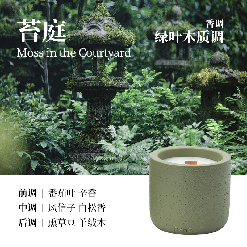 Cement Cup Soy Candle