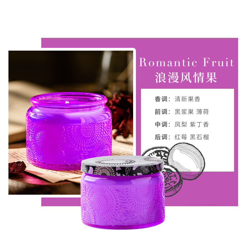 Starry Sky Glass Soy Candle