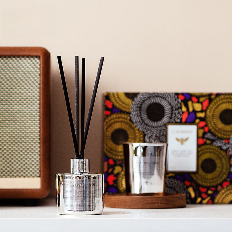 Two-Tone Electroplated Candle Gift Set