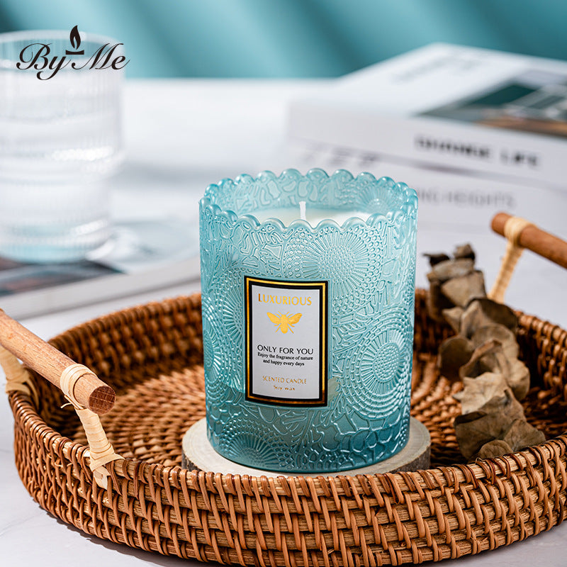Pearlescent Lace Starry Soy Candle