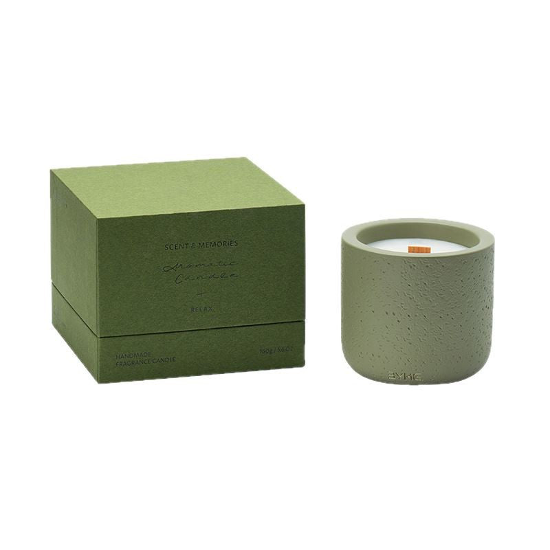 Cement Cup Soy Candle