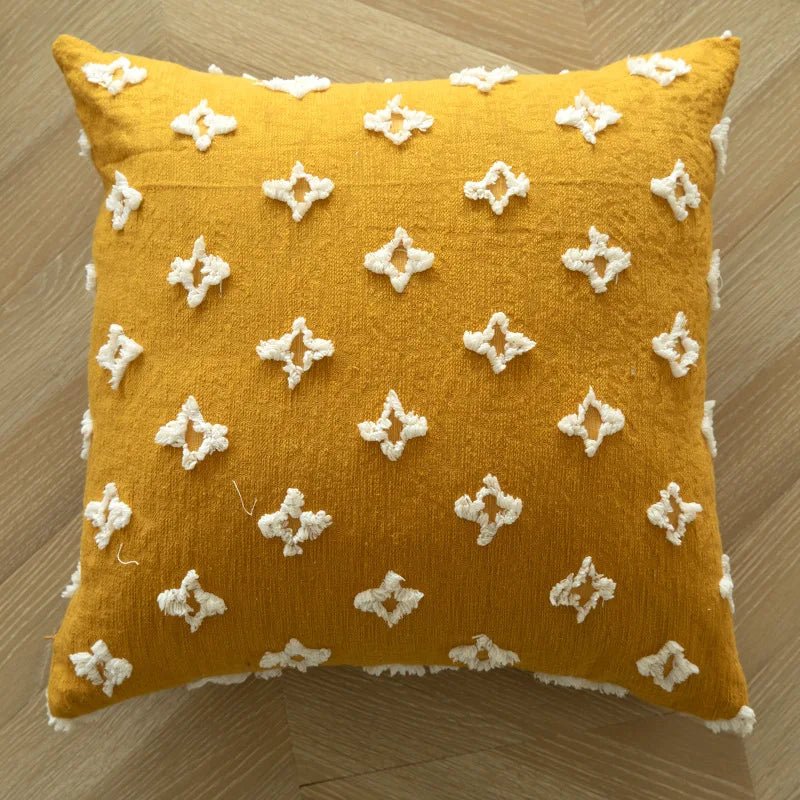 Boho Embroidered Cushion Cover