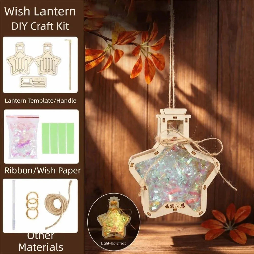 DIY Glowing Wishing Bottle  Lantern Kit