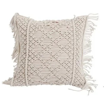Boho Macrame Tassel Cushion Cover