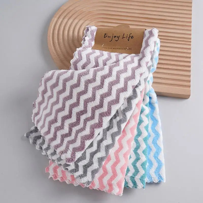 All Cotton Super Absorbent 5PCS Kitchen Cleaning Cloths