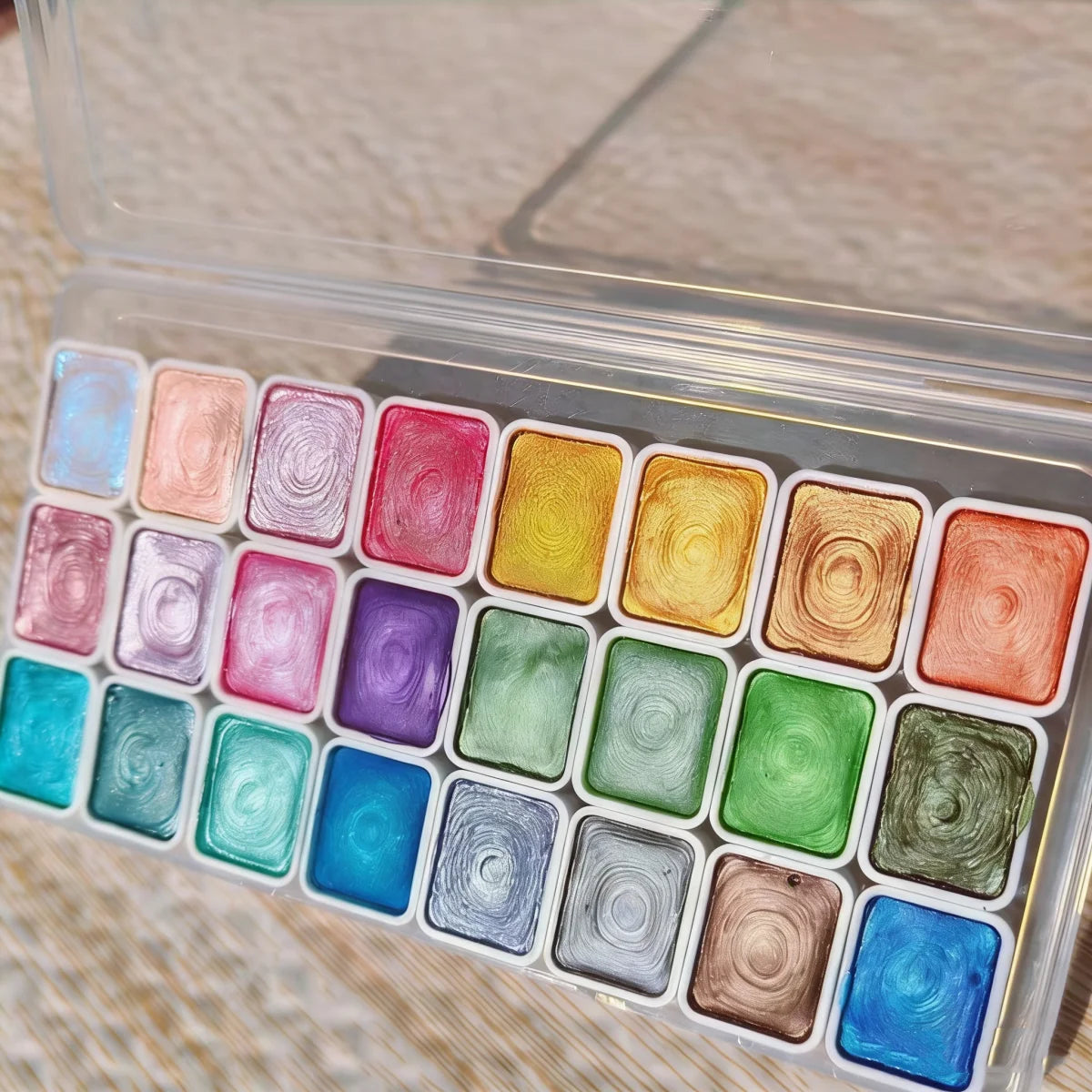 Metallic Watercolor Paint Set