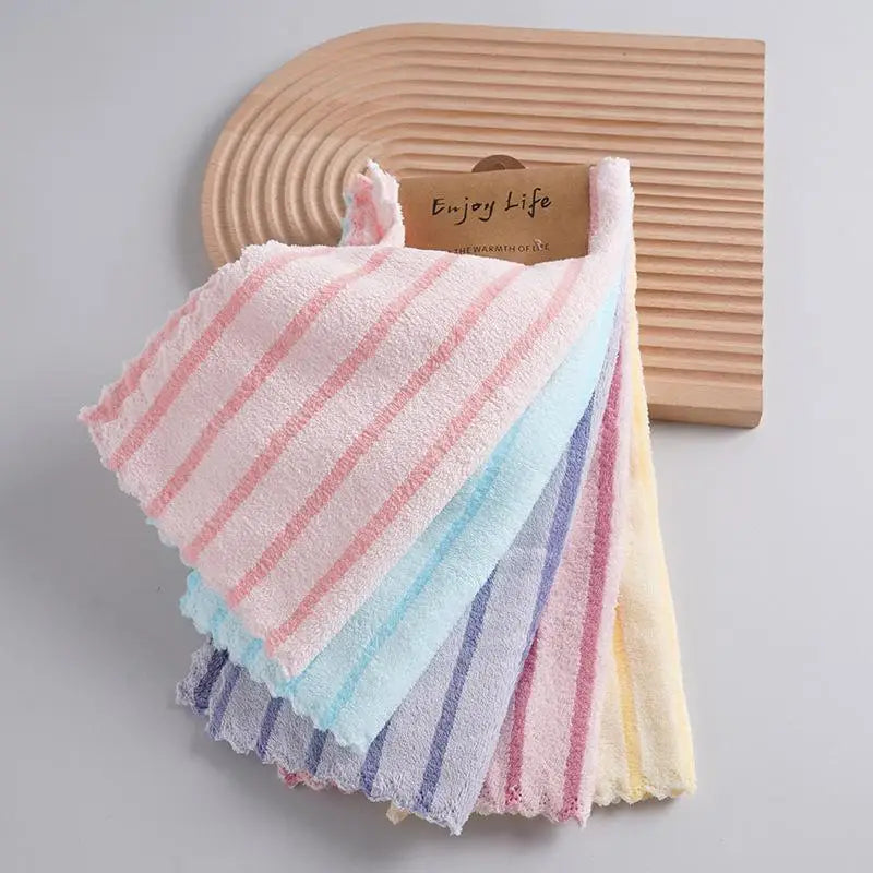 All Cotton Super Absorbent 5PCS Kitchen Cleaning Cloths