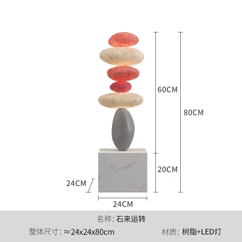 Large Creative Imitation Stone Floor Decoration