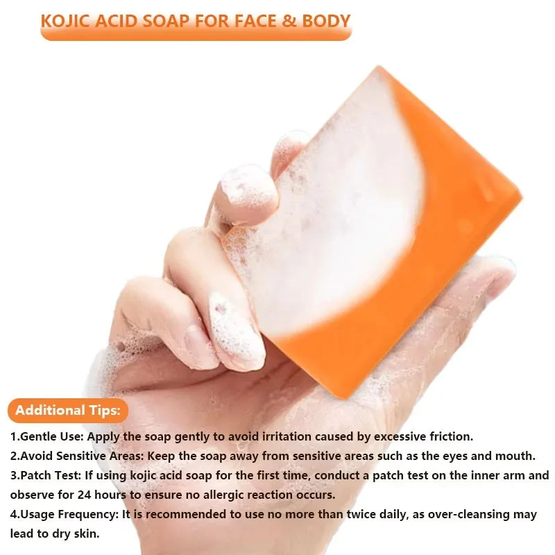 Kojic Acid Cleansing Bar – Moisturizing Handmade Soap