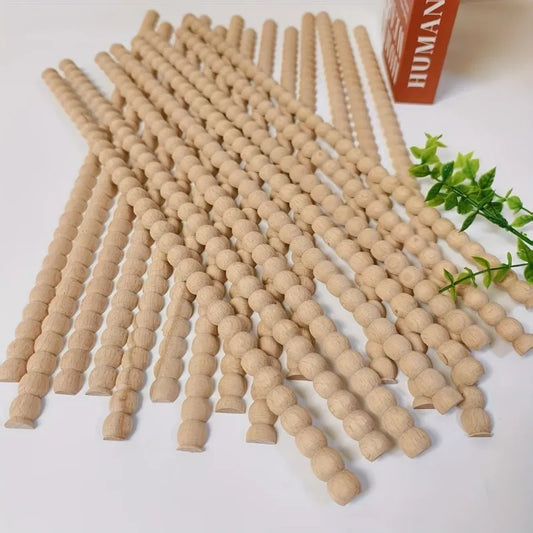 Beaded Wood Trim Moulding, 12 Pack