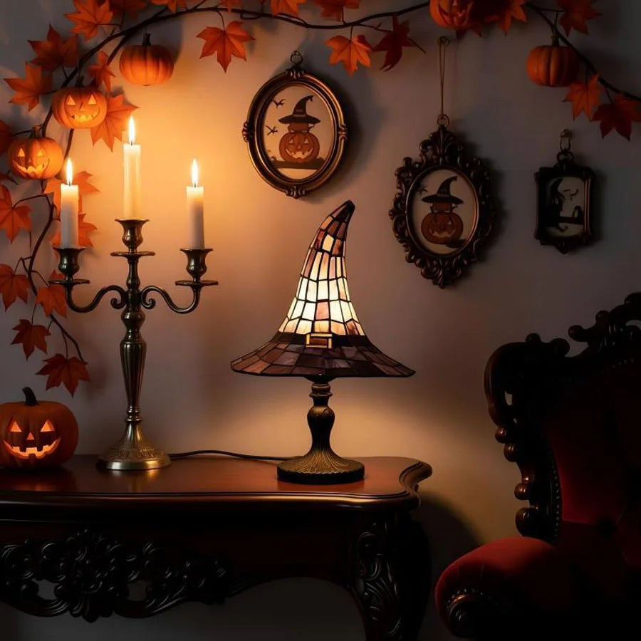 Halloween Witch Hat Magic LED Lights
