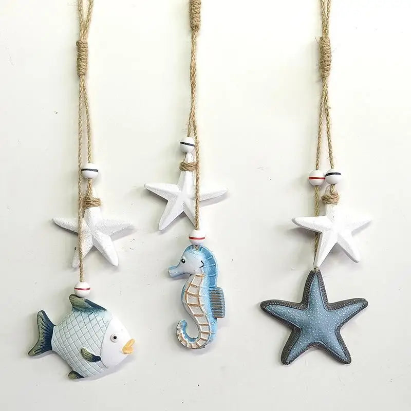 Handmade Wood Animal Wall Pendant