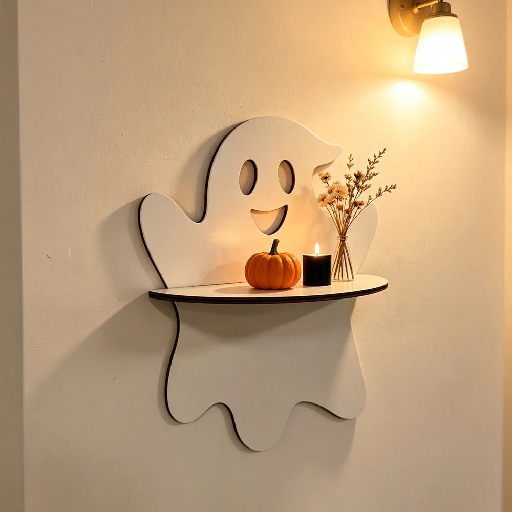 Halloween Wooden Wall Shelf