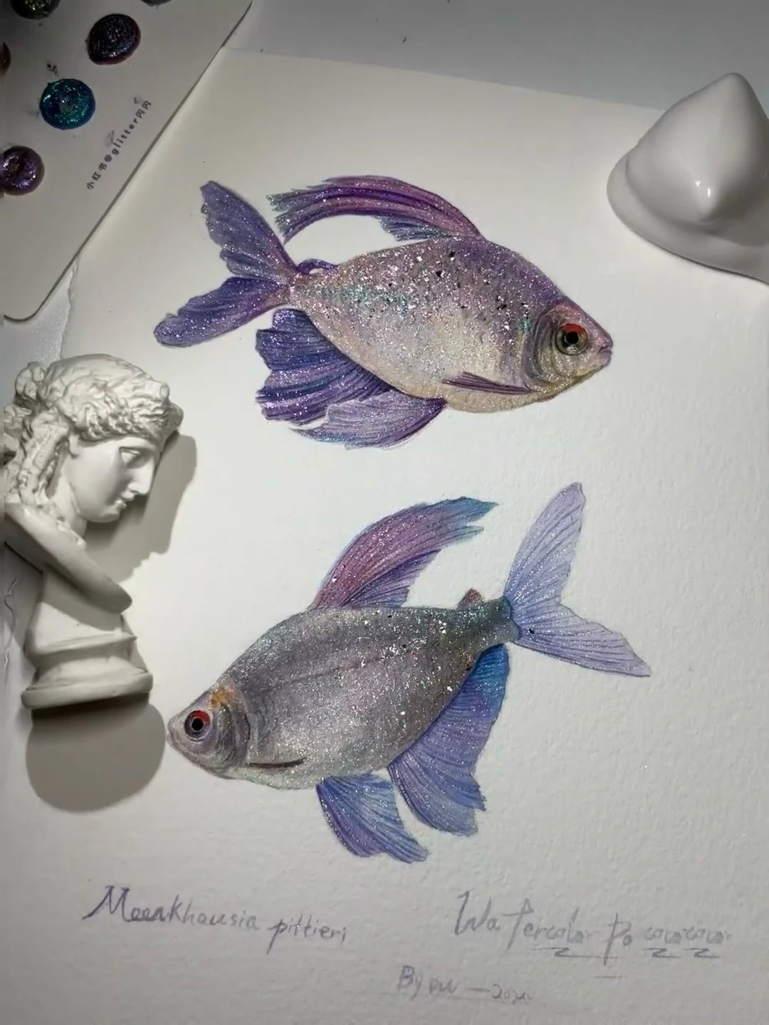 Metallic Watercolor Paint Set