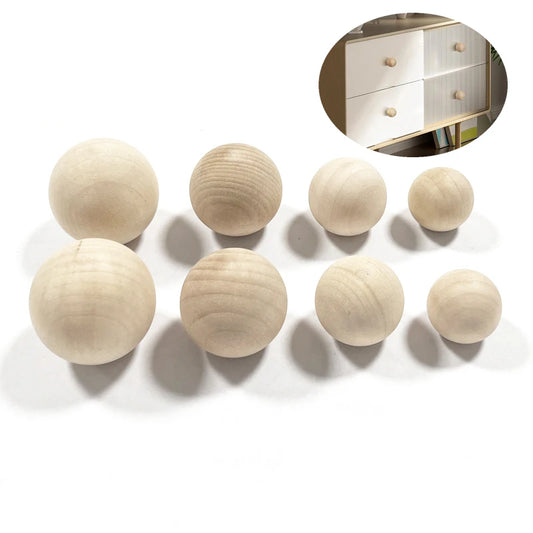 Unfinished Wood Cabinet Knobs