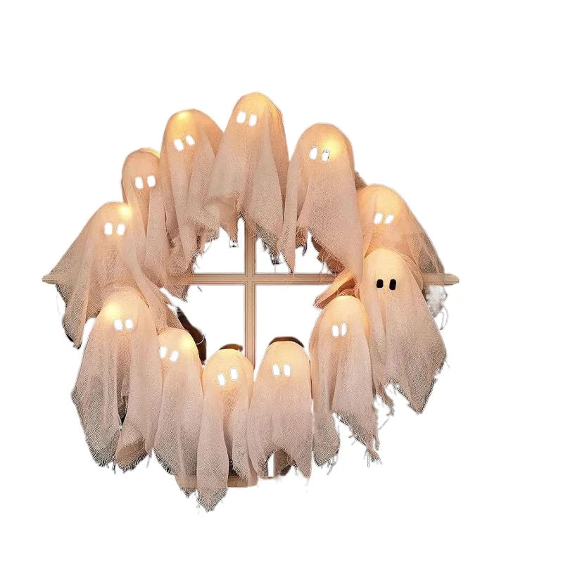 Halloween Fabric Ghost Garland