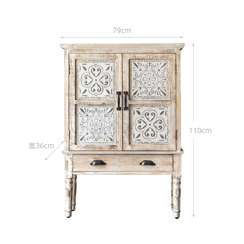Elegant Trendy Italian Minimalist Luxury Wonen Home Display Cabinet