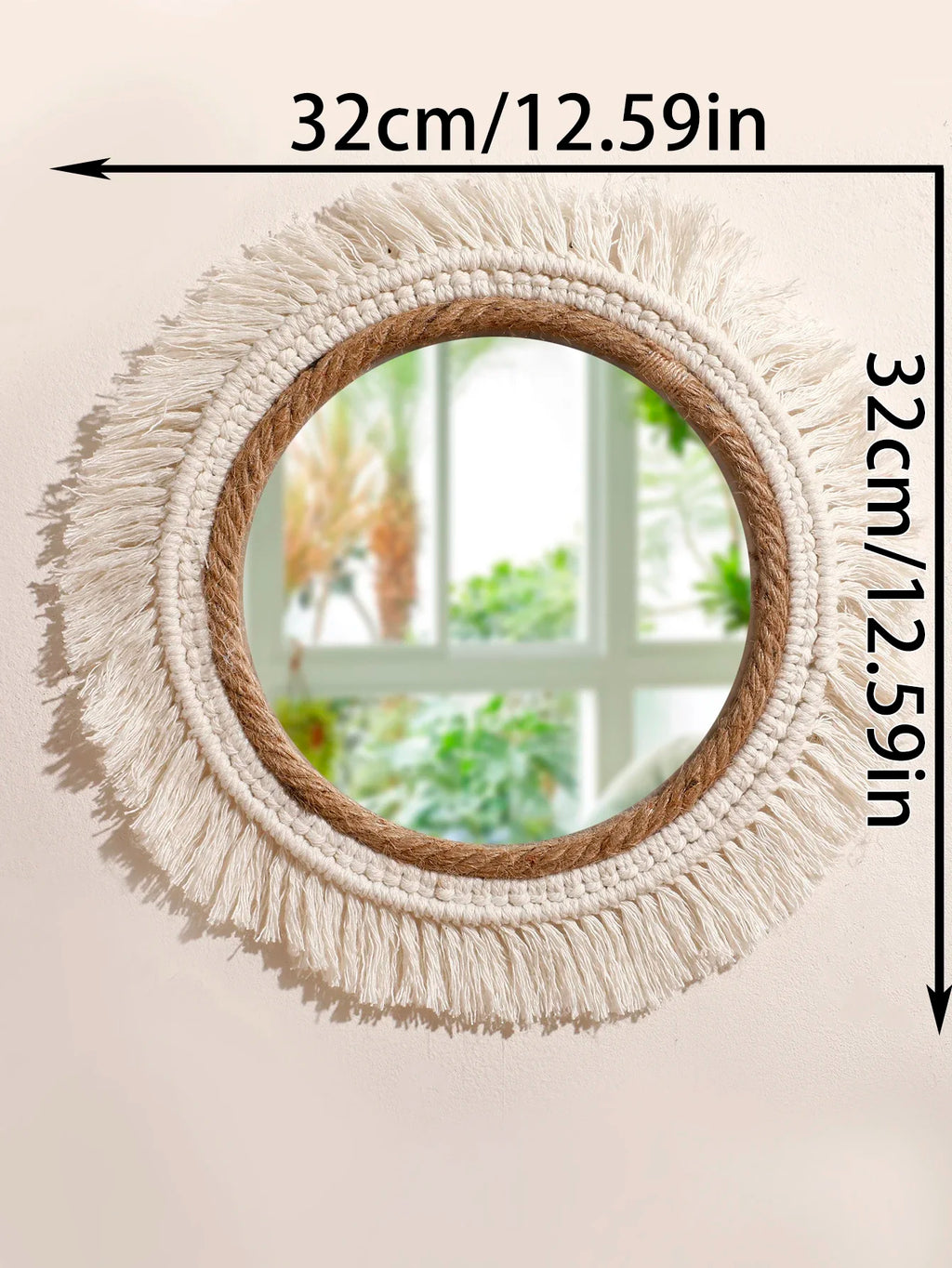 Bohemian Woven Mirror
