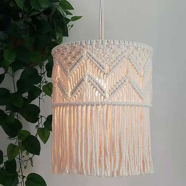 Cotton Rope Woven Lampshade