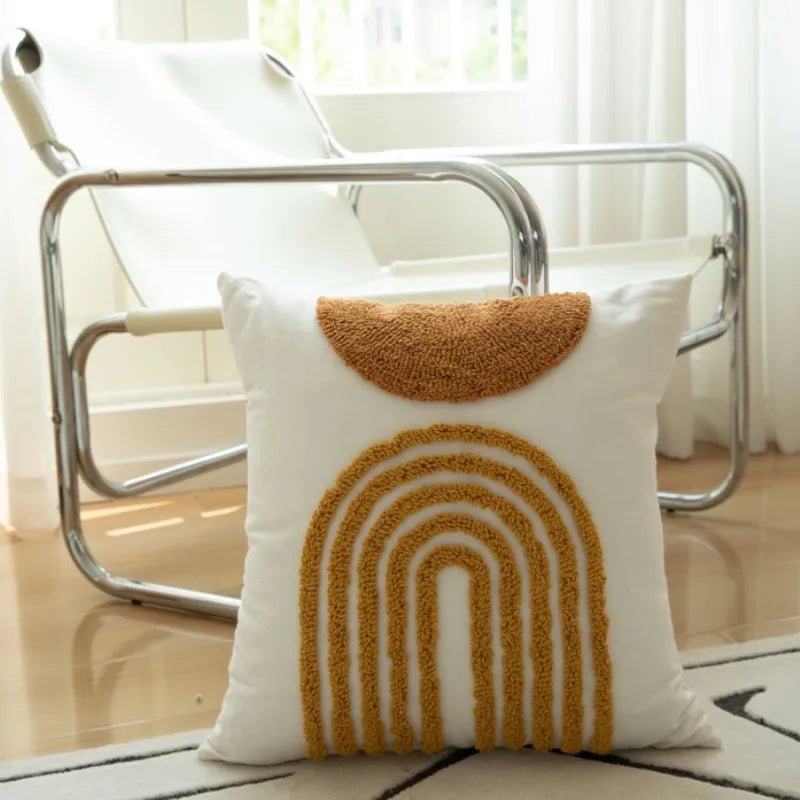 Boho Embroidered Cushion Cover