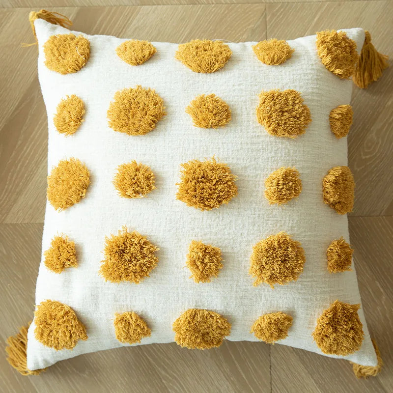 Boho Embroidered Cushion Cover