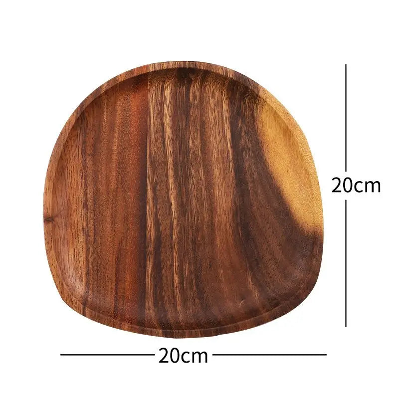 Walnut Wood Irregular Serving Tray