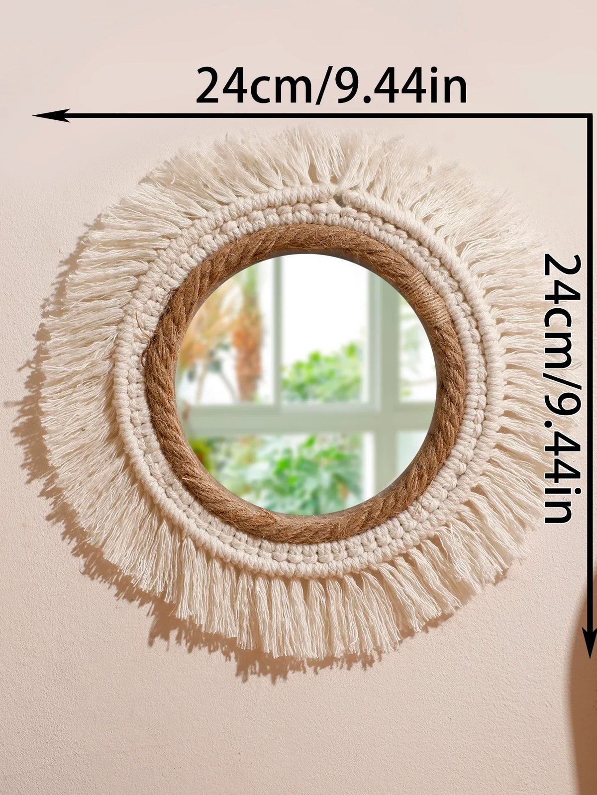 Bohemian Woven Mirror