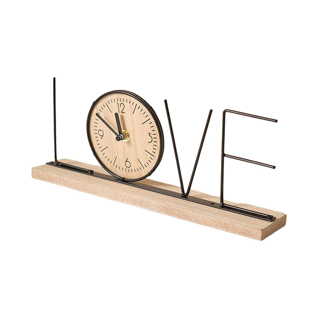 Handmade Resin Silent Tabletop Clock